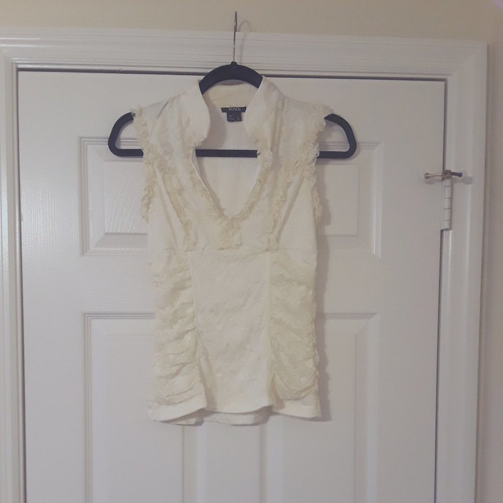 COPY - Women's White Frilled Shirt